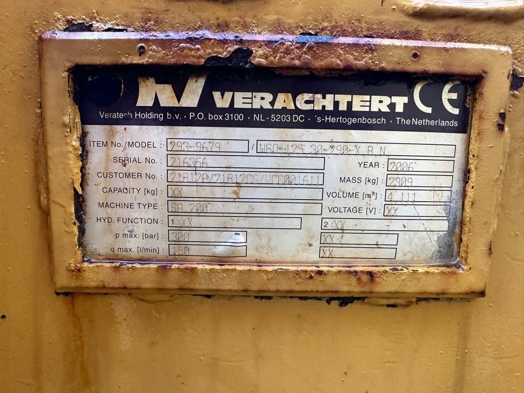 Verachtert 2007 hoogkiepbak / hightipbucket / hochkippschaufe