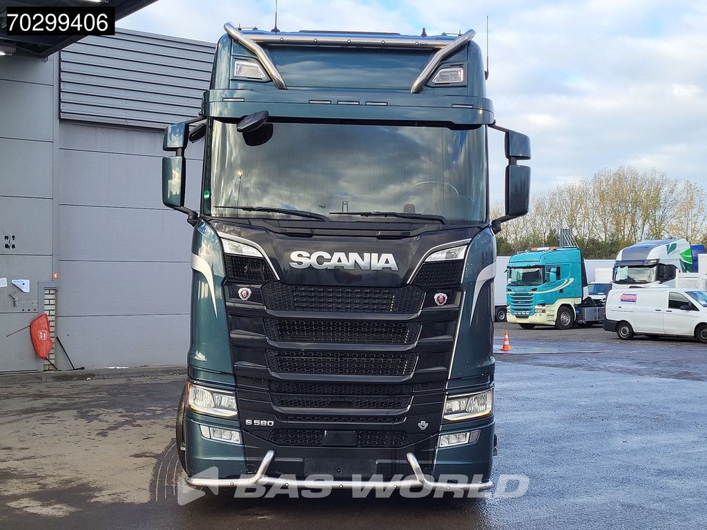 Scania S S580 4X2 Full-Air Retarder Standairco 2xTanks Leder Navi ACC LED Euro 6