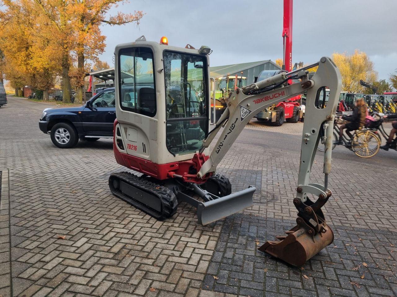 Gebrauchter TAKEUCHI TB216 Minibagger mit Gewicht von 1865 Kgs
