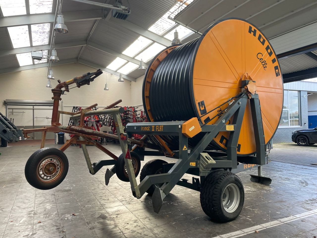 Hudig Iromat 2 + motorpomp plus toebehoren