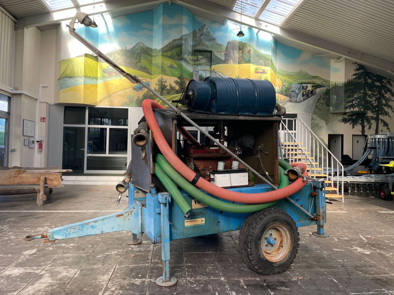 Hudig Iromat 2 + motorpomp plus toebehoren