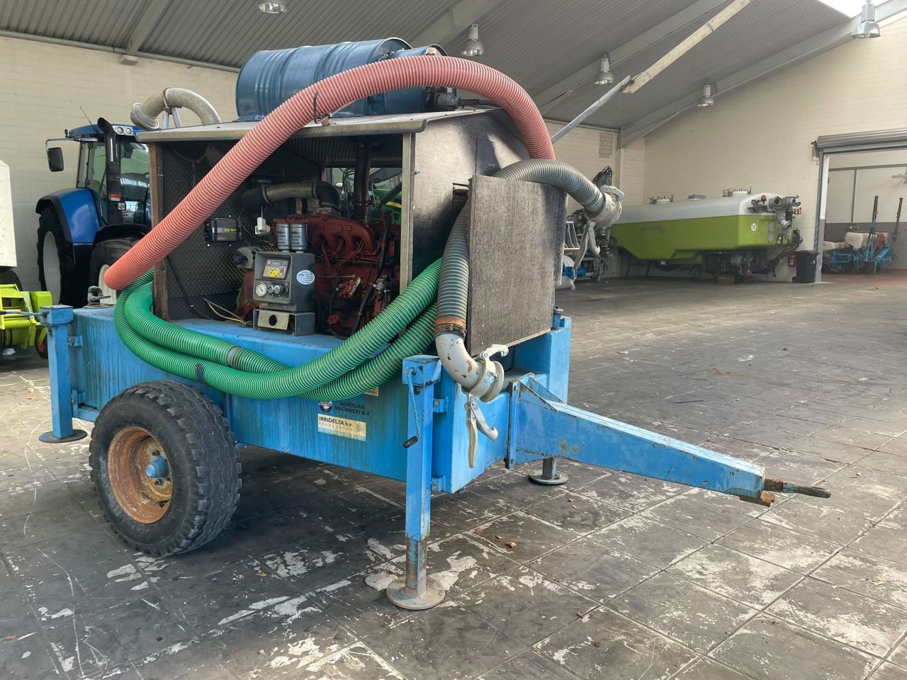 Hudig Iromat 2 + motorpomp plus toebehoren