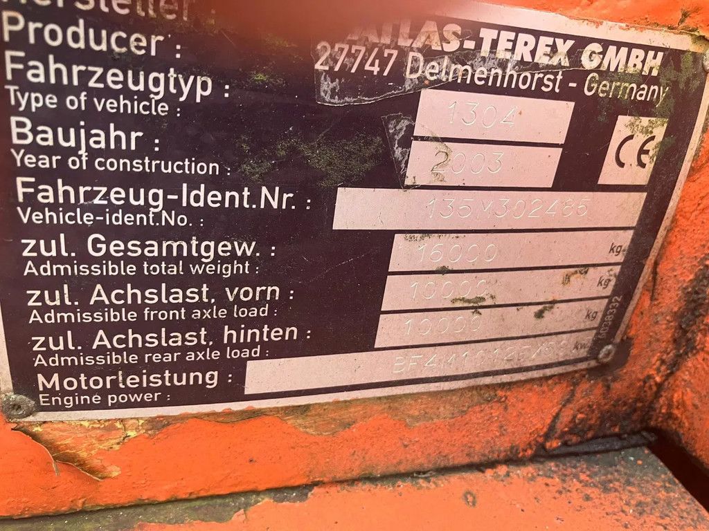 Atlas 1304 Mobiele kraan