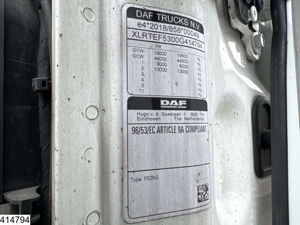 DAF XF 480 EURO 6, Standairco