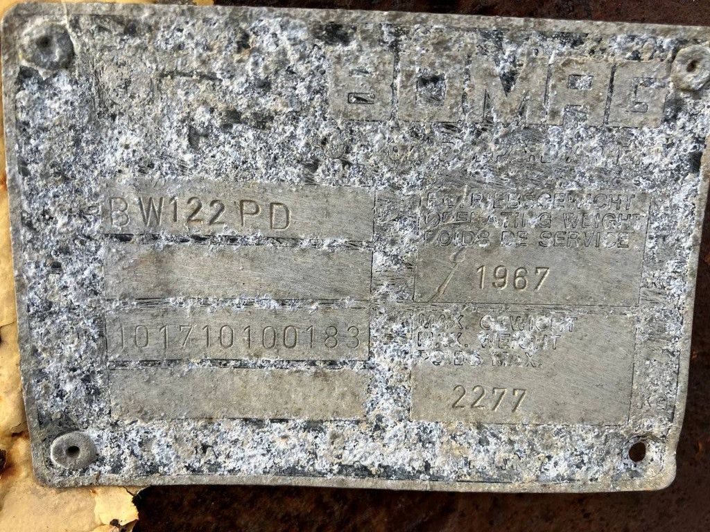 Walze Bomag BW122PD Diesel 1967