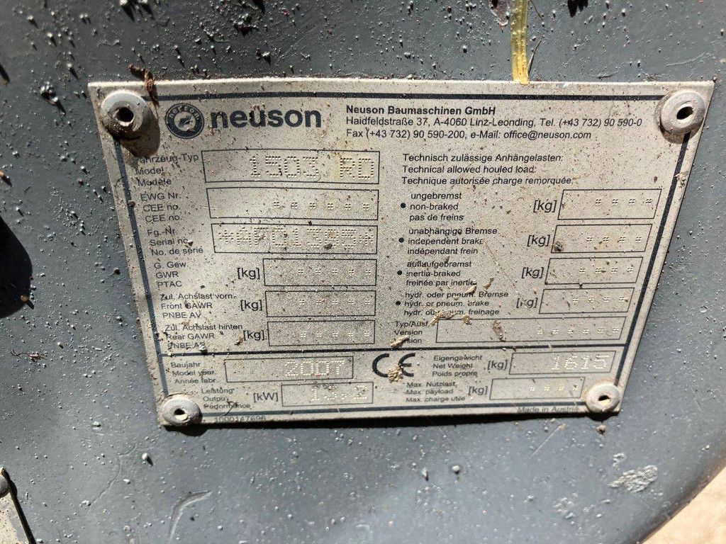 Mini excavator Neuson 1503RD Diesel