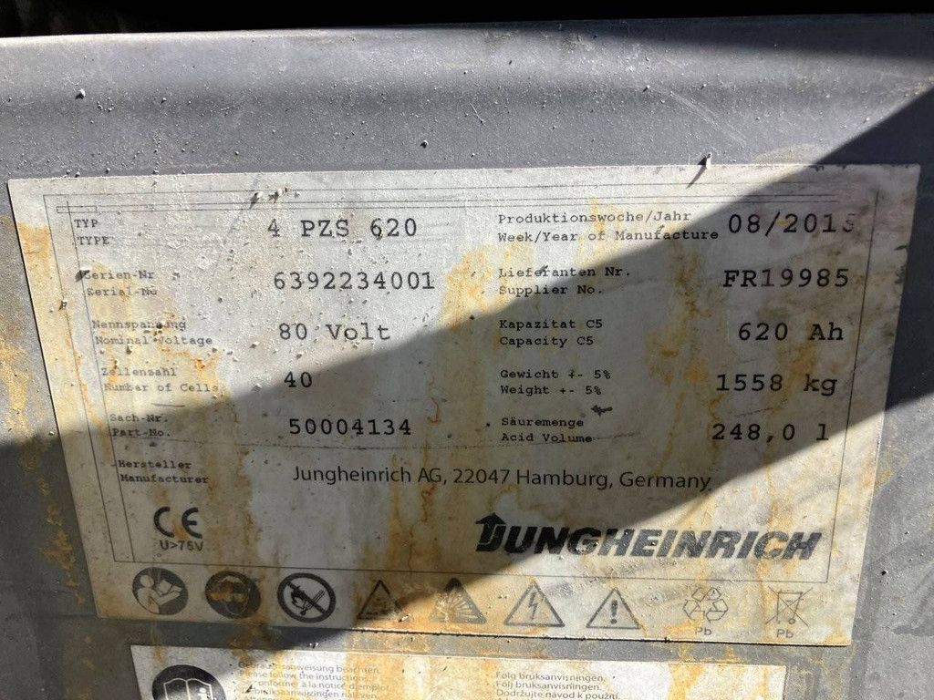 Forklift Jungheinrich EFG 425K Electric 2500kg 2016