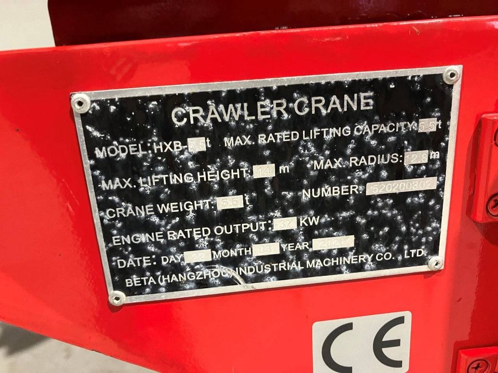 Raupenfahrzeug HXB-5,5t Diesel 5kg 0,01m 2020