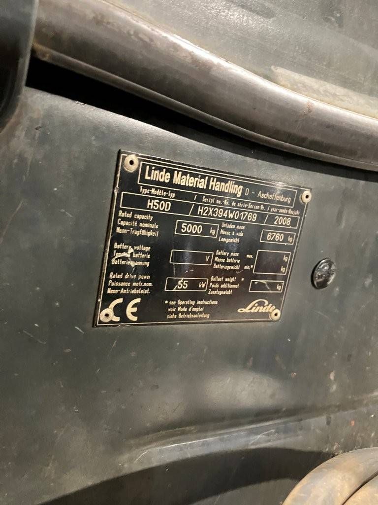 Heftruck Linde H50D Diesel 5000kg 2008