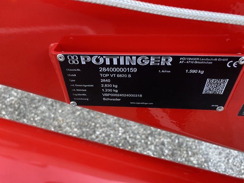 Pöttinger Schwadkreisel T VT 6820 S