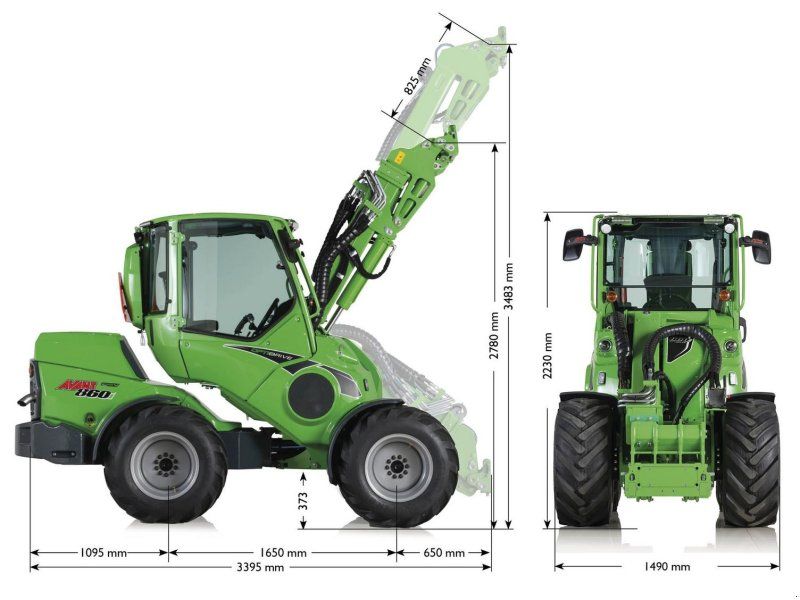 Avant 860i Multifunktionslader GT Kabine