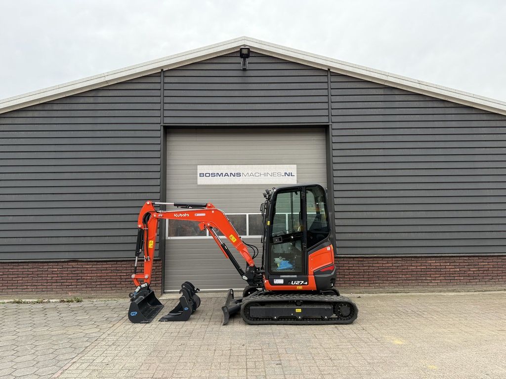 Kubota U27 hi-spec minigraver NIEUW €615 LEASE