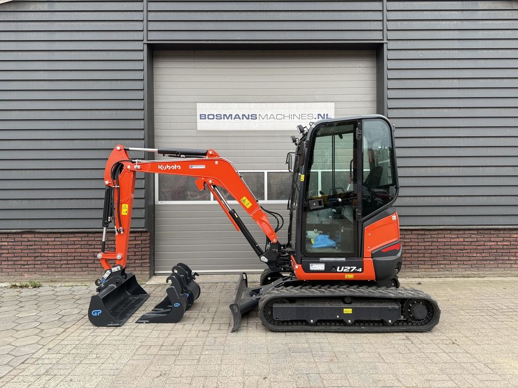 Kubota U27 hi-spec minigraver NIEUW €615 LEASE