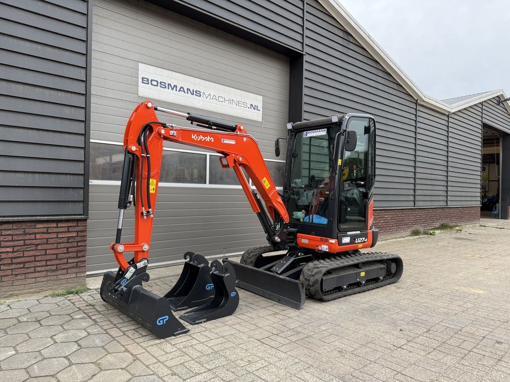 Kubota U27 hi-spec minigraver NIEUW €615 LEASE
