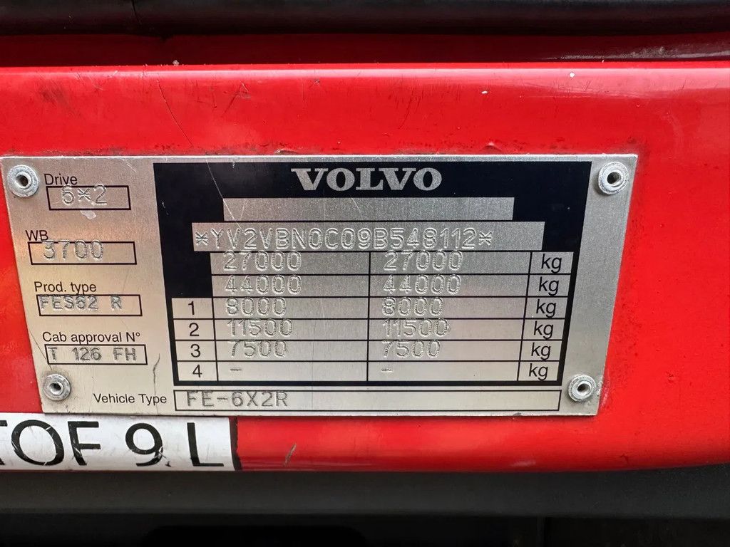 Volvo FE 320 / NL TRUCK / EURO 5 / HIAB MULTILIFT XR 21T / LIKE NEW!! / LOW KM!! / LIFT+STEER AXLE
