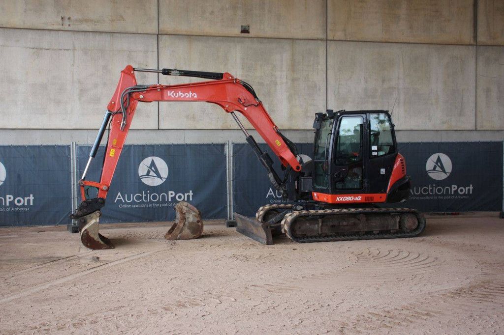 Raupenbagger Kubota KX080-4α Diesel 46,5kW 2018