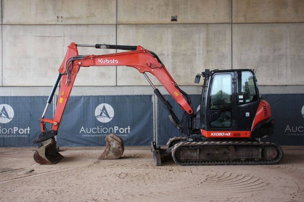 Raupenbagger Kubota KX080-4α Diesel 46,5kW 2018