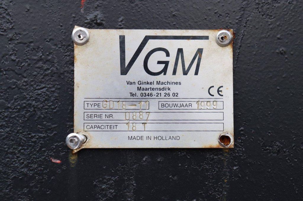 Forstanhänger VGM GD18-11 1800 kg