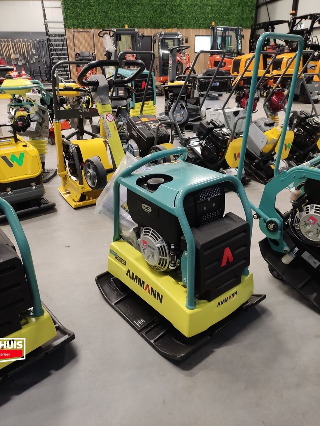 Ammann APR30/60 dieseltrilplaat met wielstel en elektrische start Wacker dpu3060