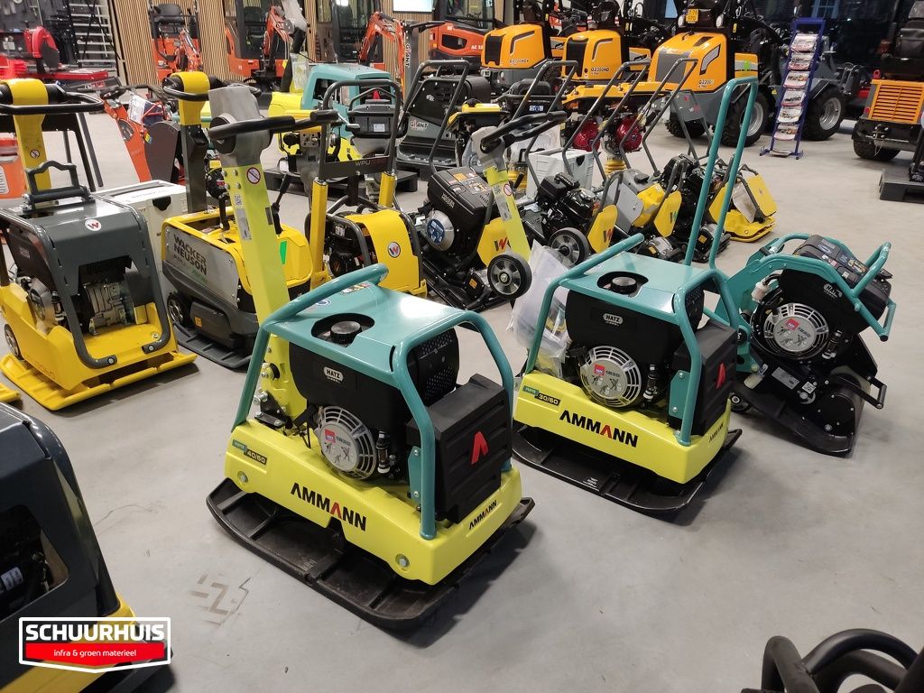 Ammann APR30/60 dieseltrilplaat met wielstel en elektrische start Wacker dpu3060