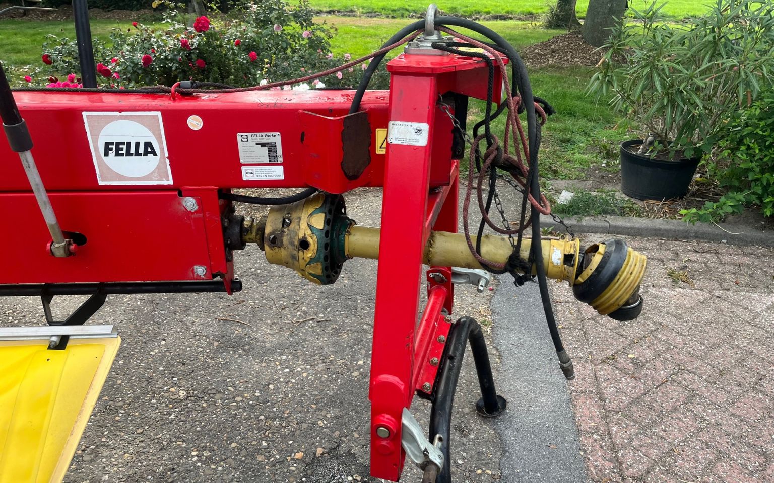 Fella TS 880, dubbele hark