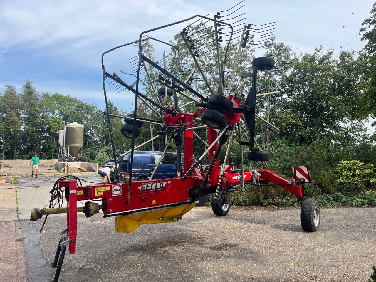 Fella TS 880, dubbele hark