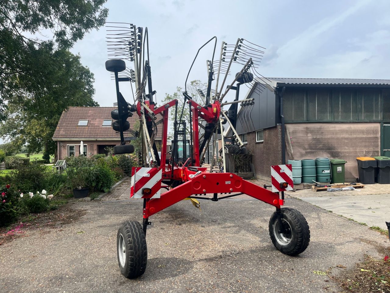 Fella TS 880, dubbele hark