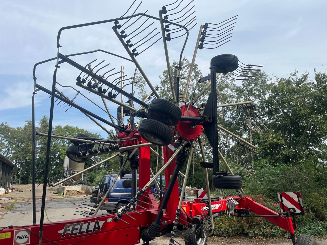 Fella TS 880, dubbele hark