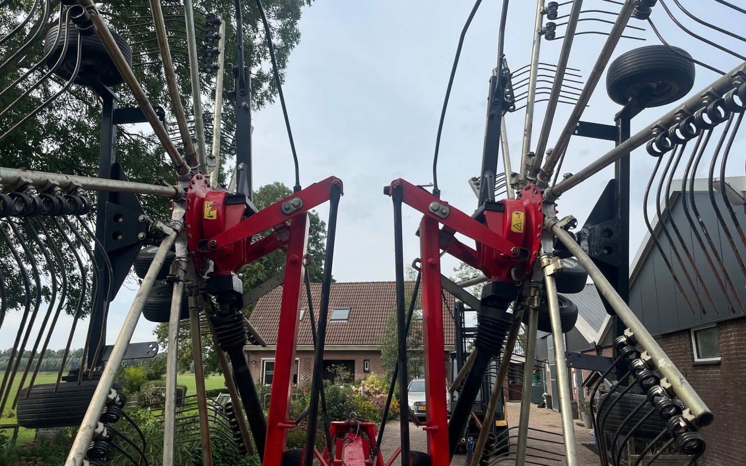 Fella TS 880, dubbele hark