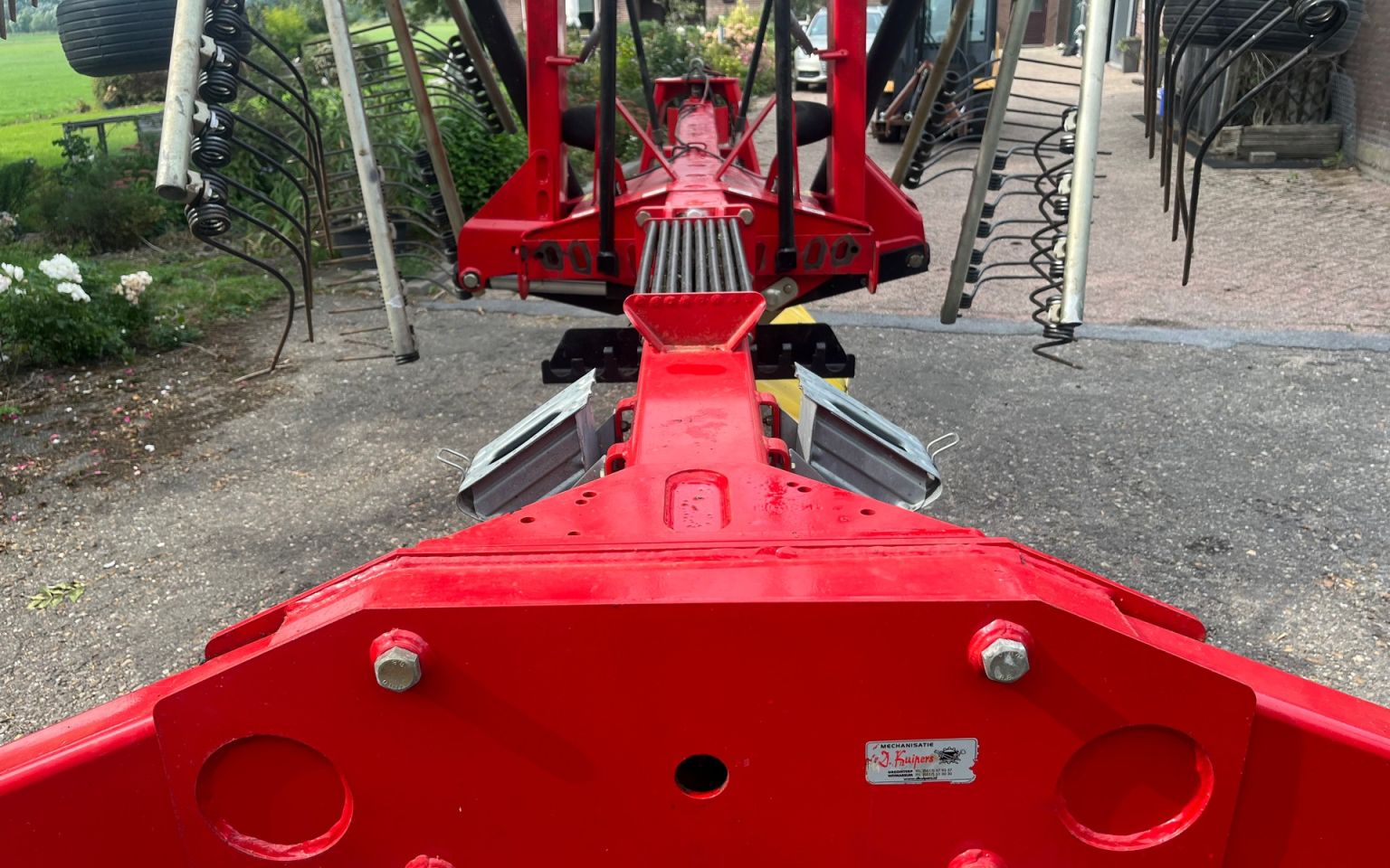 Fella TS 880, dubbele hark