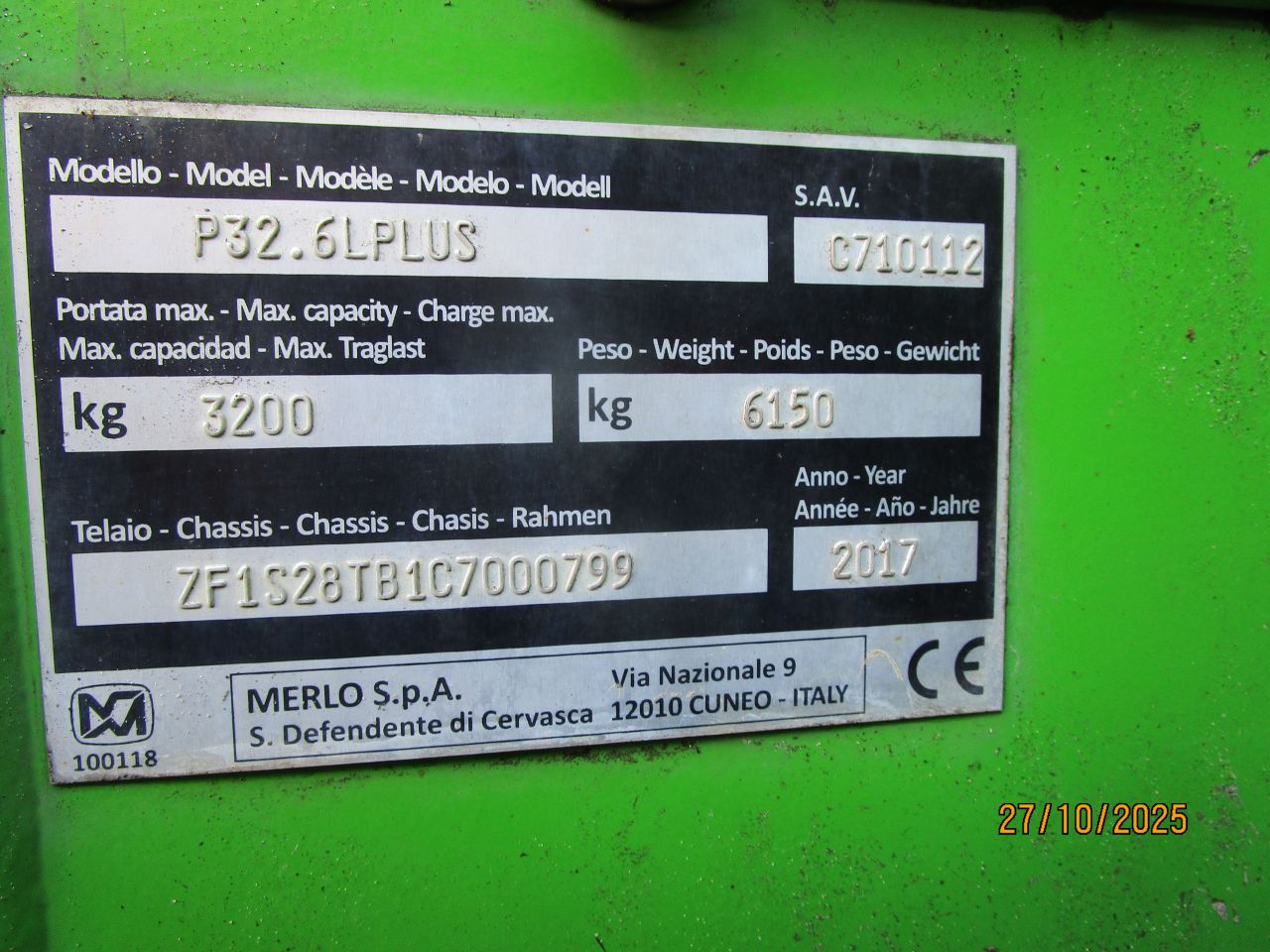 Merlo 32.6 tf 1900 uren manitou jcb