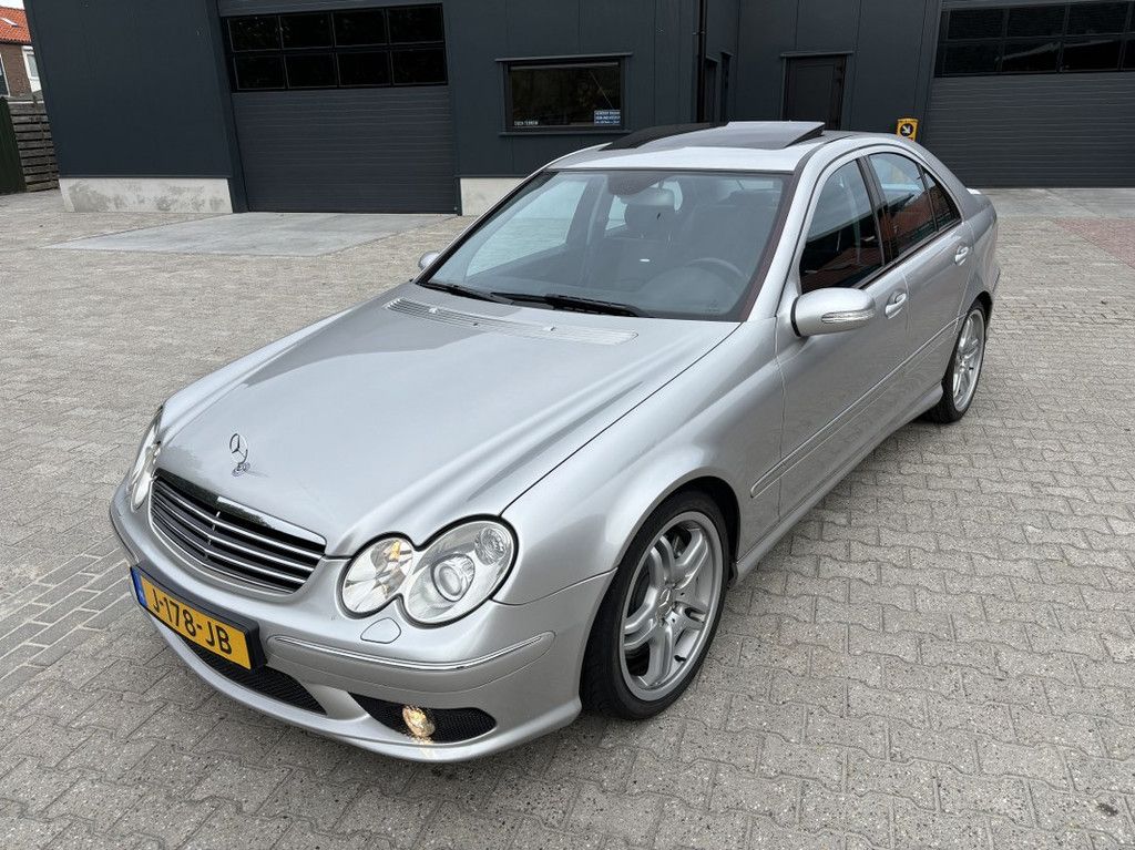 Mercedes-Benz C-klasse C55 AMG V8 Aut. Navi, Leer, Schuif/kantel dak, Youngtimer/Topstaat.