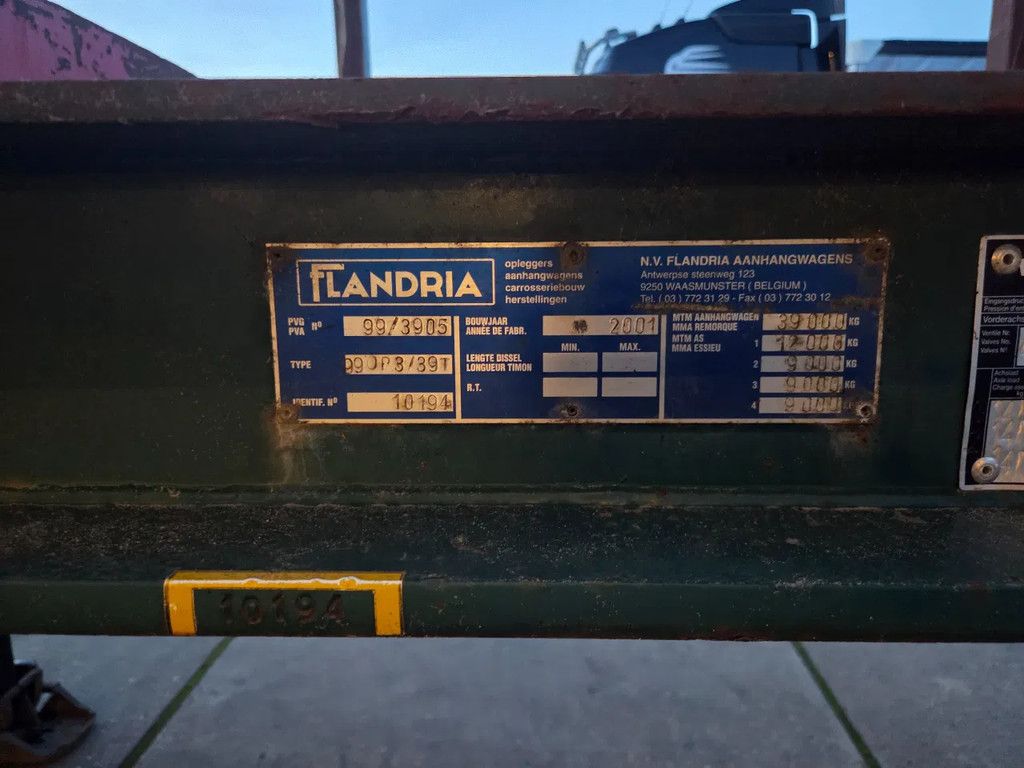 Flandria 3 as hout transport