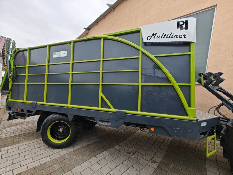 Heidester Abschiebewagen Hackschnitzel Ladewagen Abreißgerät Hfen