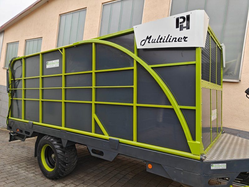 Heidester Abschiebewagen Hackschnitzel Ladewagen Abreißgerät Hfen