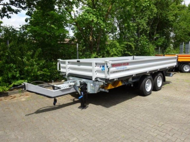 Möslein TTD11 weiß neuer Tandem 3- Seitenkipper Tieflader