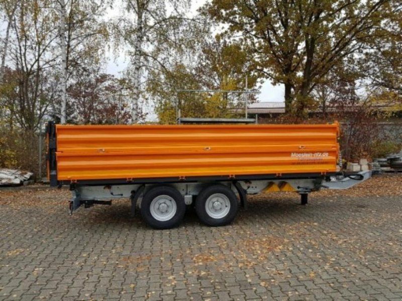 Möslein TTD13- BA Orange 13 t Tandem Kipper Tiefladermit