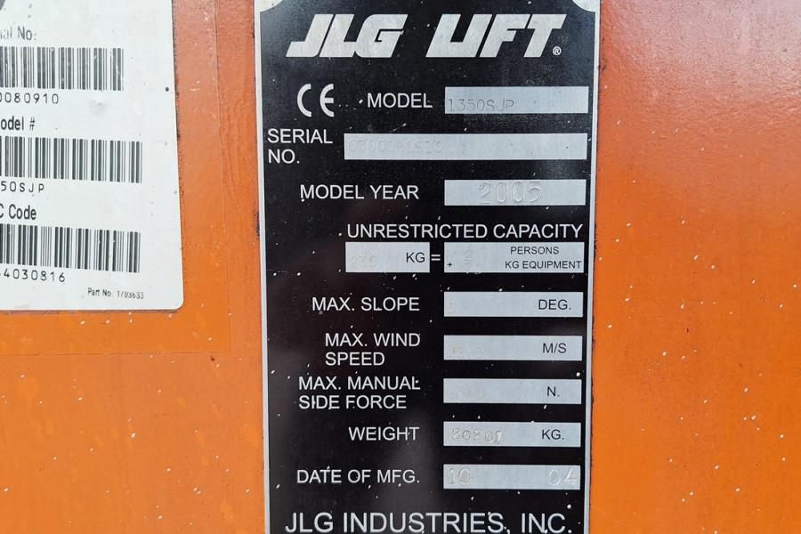 JLG 1350SJP Diesel, 4x4x4 Drive 43.3m Working Height,
