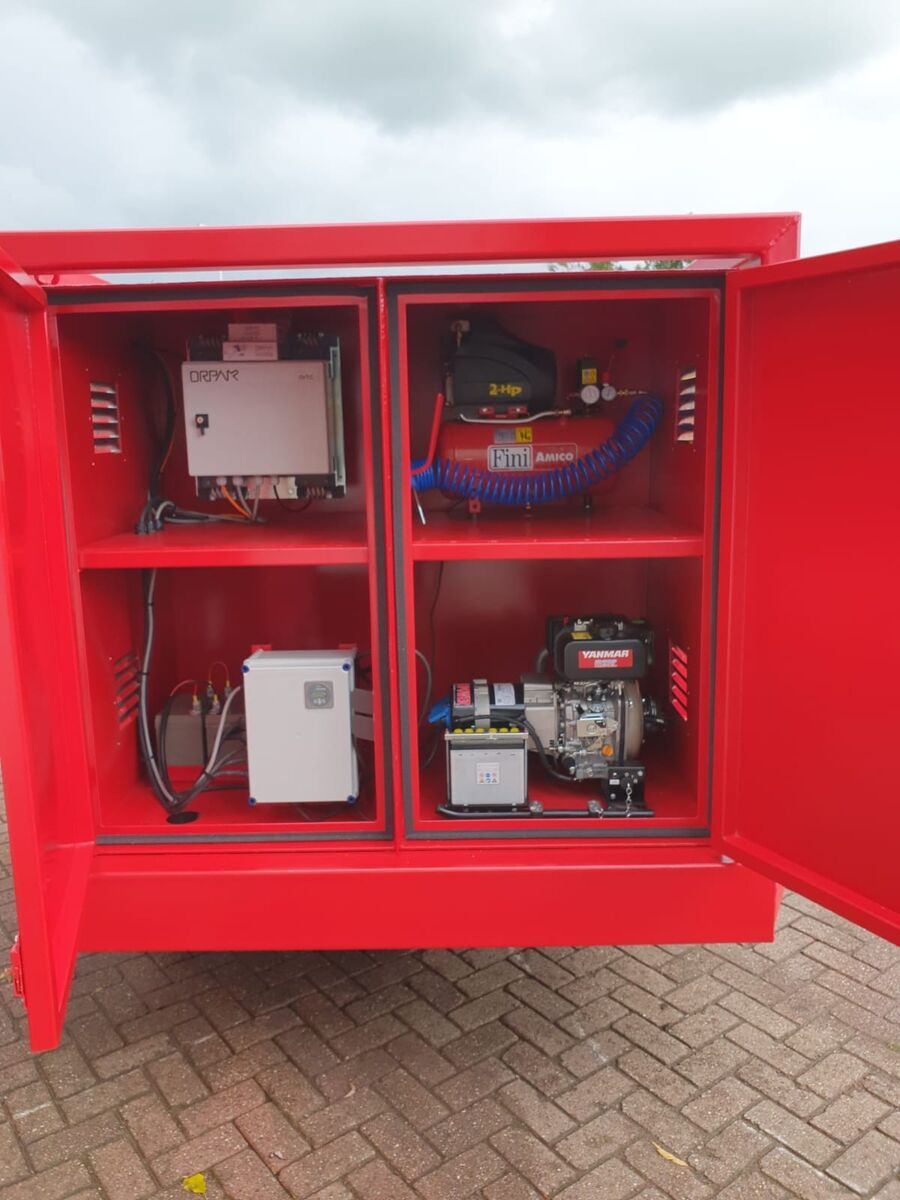 IBC Trailer brandstofwagen