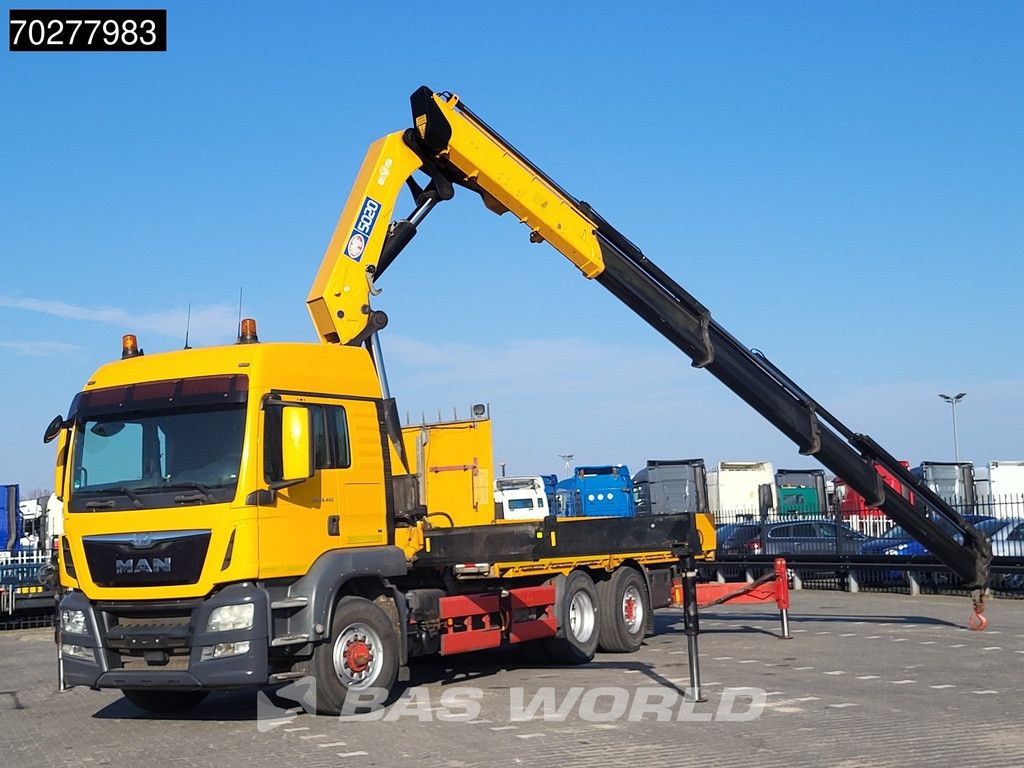 MAN TGS 26.480 6X4 HMF 5020-K6 Crane Kran Hydrodrive Lift+Lenkachse Euro 6
