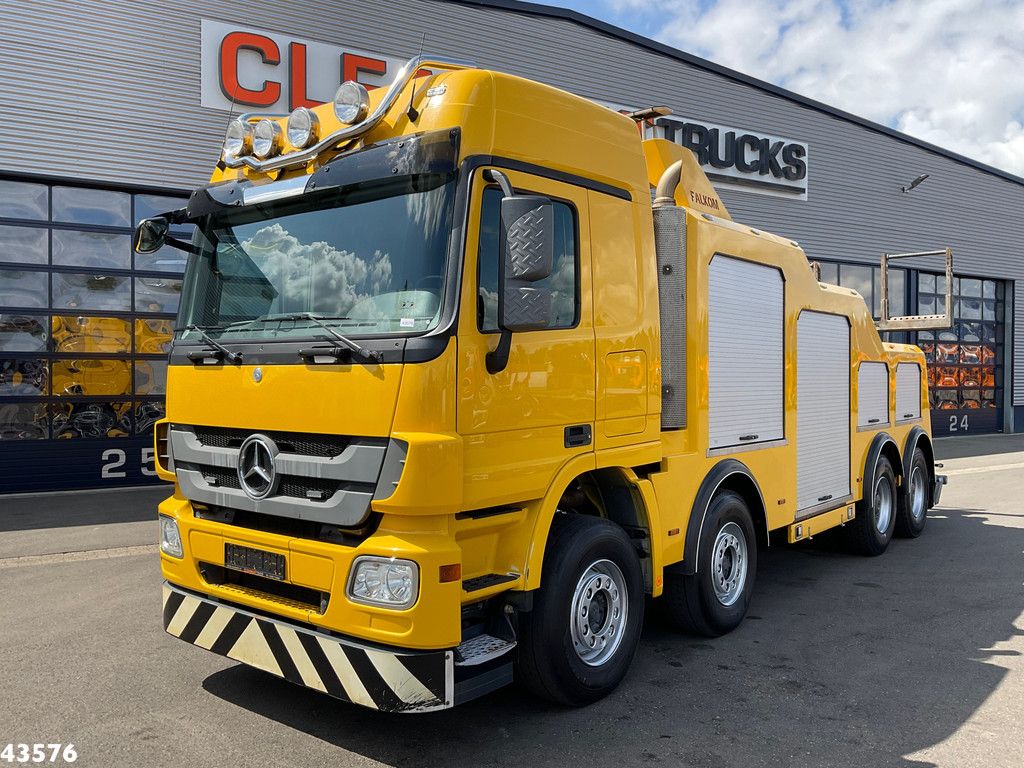 Mercedes-Benz Actros 4148 K 8x4 Falkom Abschlepp met WSK Just 144.539 km!
