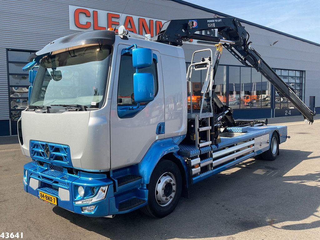 Renault D 240 Euro 6 HMF 10 Tonmeter laadkraan Just 66.850 km!