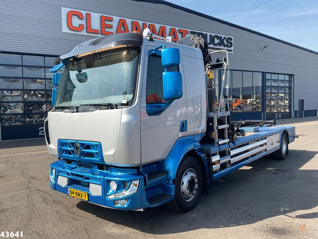 Renault D 240 Euro 6 HMF 10 Tonmeter laadkraan Just 66.850 km!