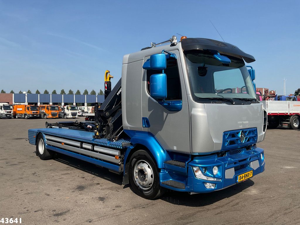 Renault D 240 Euro 6 HMF 10 Tonmeter laadkraan Just 66.850 km!