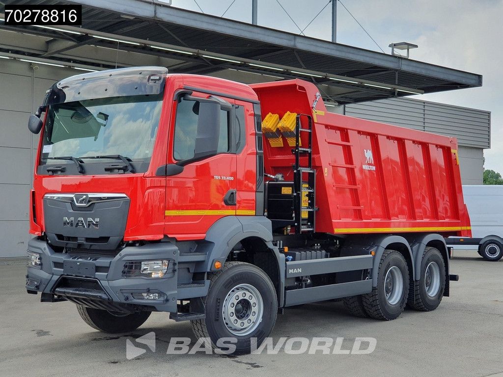 MAN TGS 33.400 6X4 NEW! 16m3 Wielton tipper Manual Body heating Big-Axle Euro 5