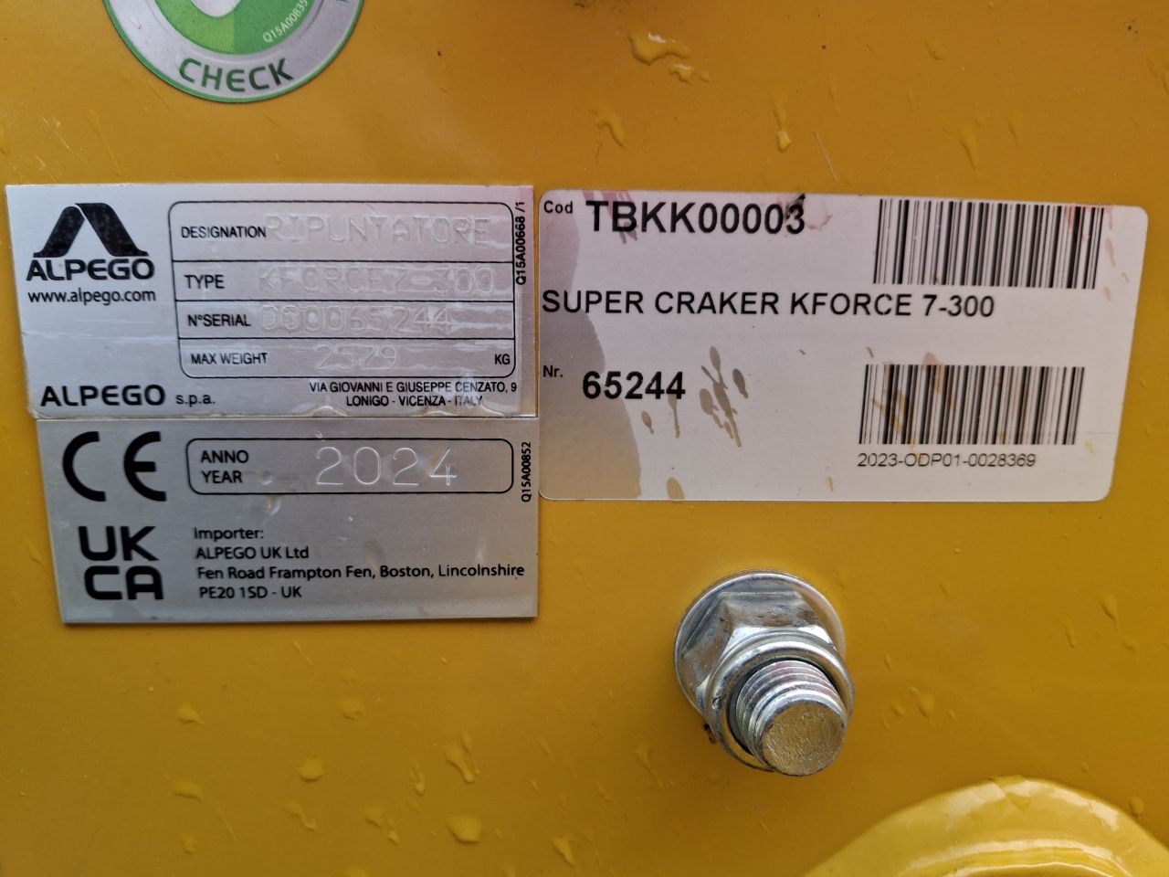 WOELCULTIVATOR ALPEGO CRAKER K-FORCE 7-300