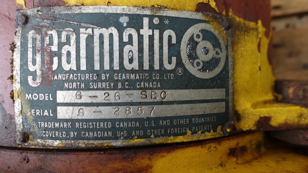 Gearmatic hydraulische lier 6-26 SEC