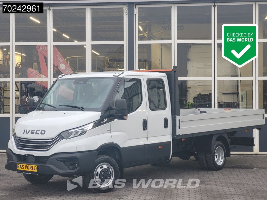 Iveco Daily 35C18 3.0L Automaat 180PK 2025-model Dubbel Cabine Open laadbak Navi ACC LED 3,5T Trekvermogen Euro6 Pritsche Pickup Klima DOKA