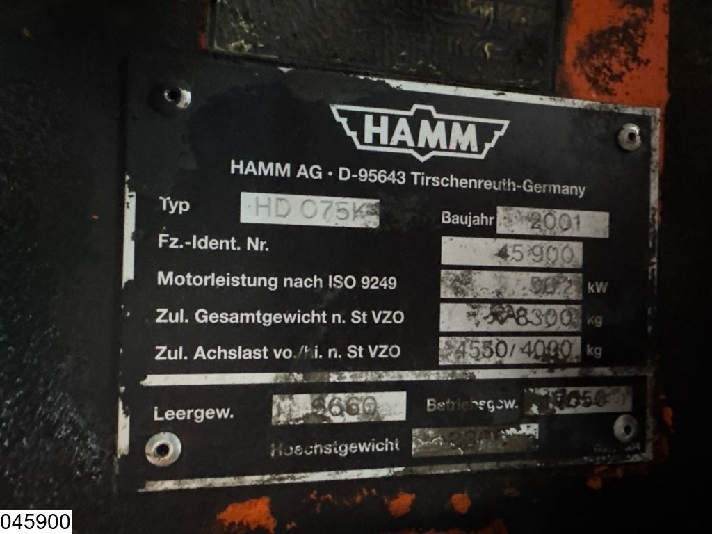 Hamm HD 75 7141h, 56,2 kw,
