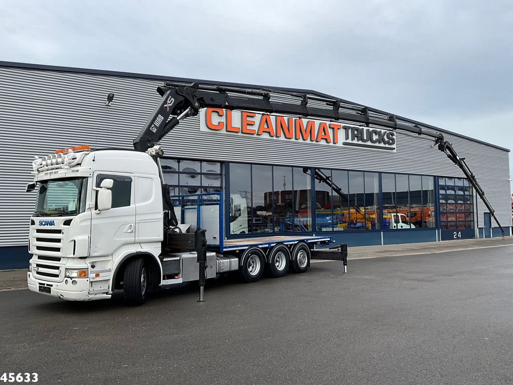 Scania R 560 V8 8x4 Retarder Hiab 47 Tonmeter laadkraan + Fly-Jib!